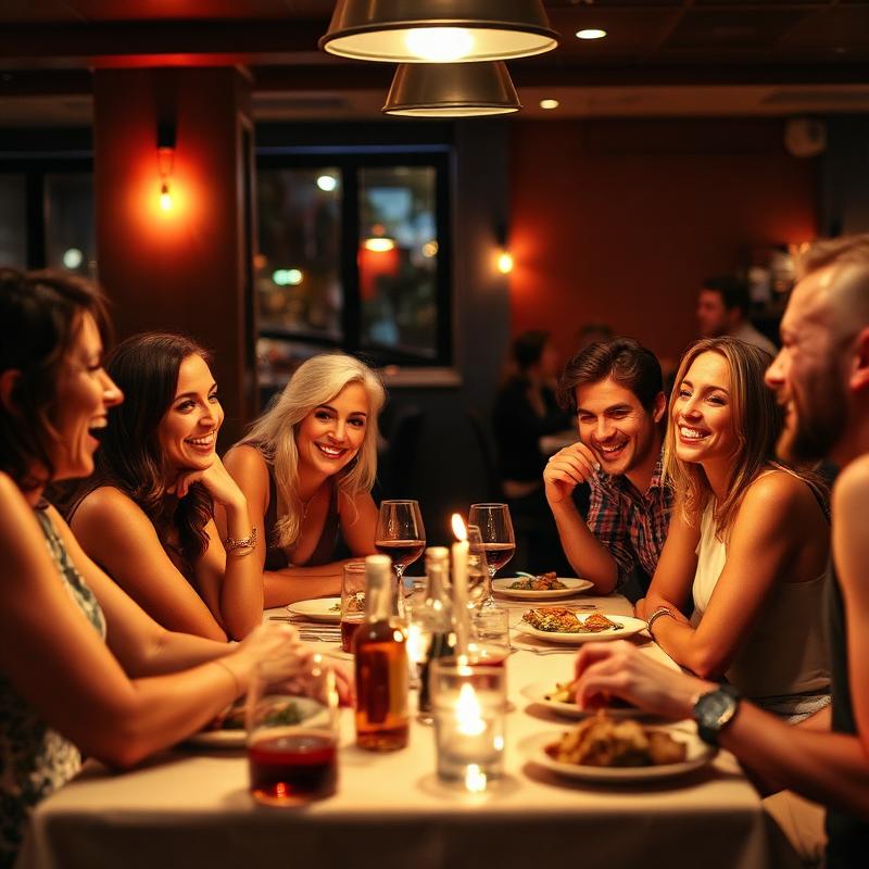Dinner with the group